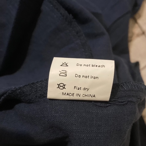 NWT TURETRENDY men’s long sleeve navy long kaftan loose fit size 2XL. - Picture 11 of 13